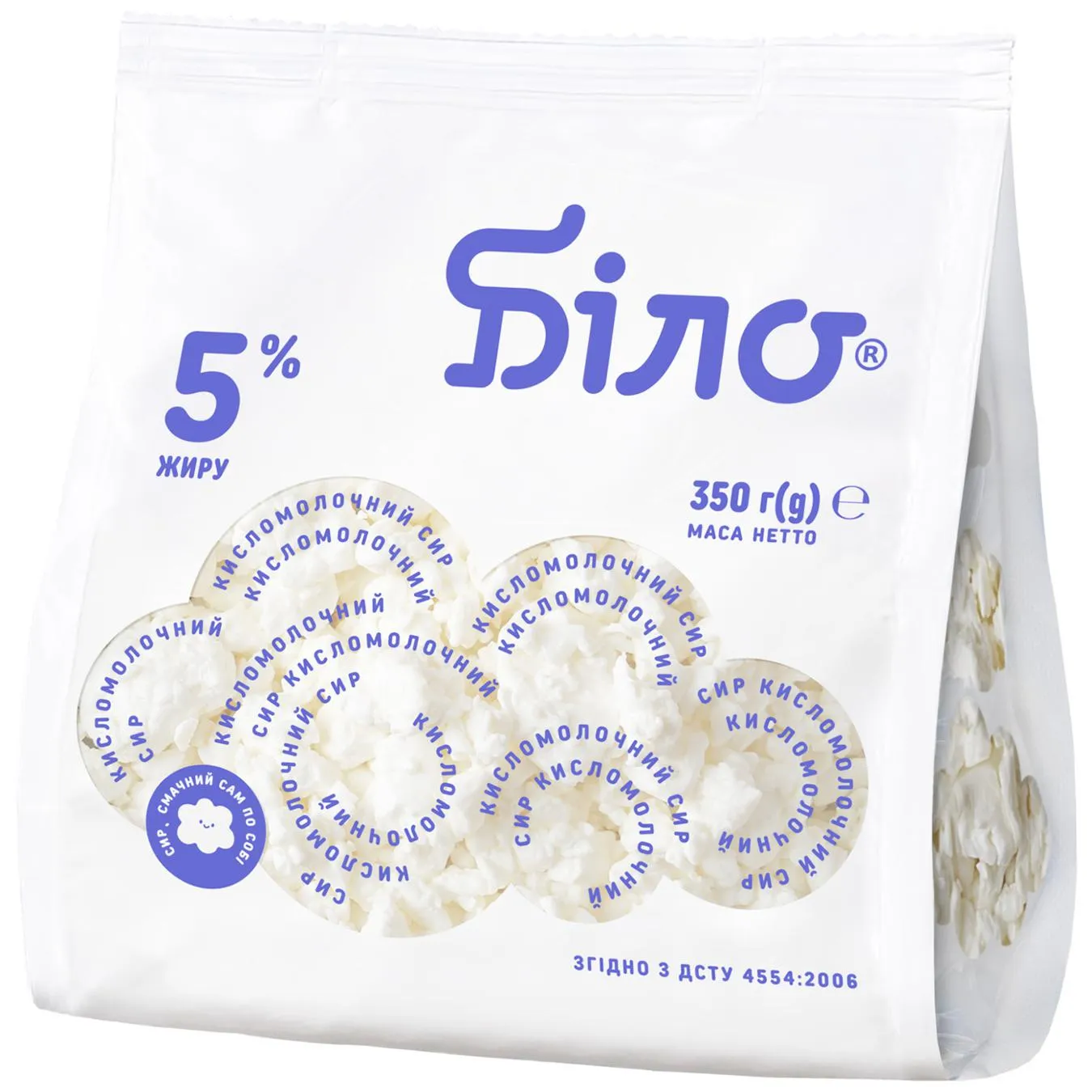 Сир кисломолочний Біло 5% 350г - Фото 5