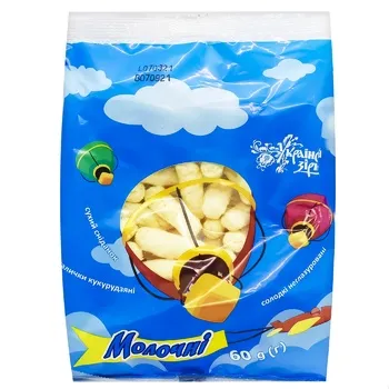 Кукурудзяні палички Українська Зірка молочні 60г - Photo 1