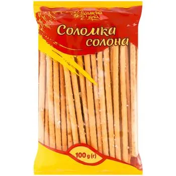 Соломка Українська Зірка солона 100г - Photo 1