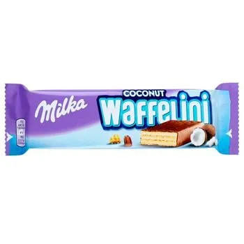 Вафлі Milka Waffelini з кокосом 31г - Фото 4