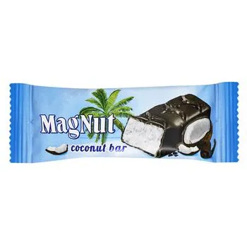 Батончик MagNut з кокосовою начинкою глазурований 35г - Photo 1