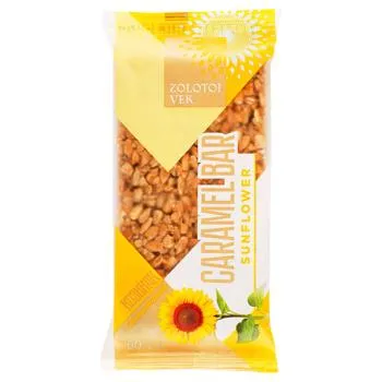 Козинак Zolotoi Vek Caramel Bar соняшниковий 60г - Photo 1