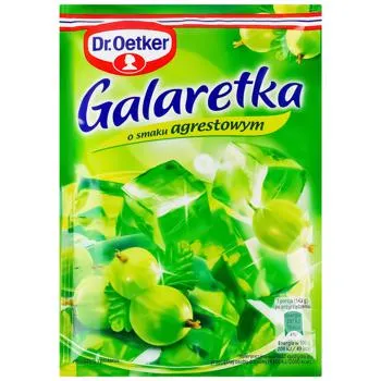 Желе Dr.Oetker Galaretka зі смаком аґрусу 72г - Photo 3
