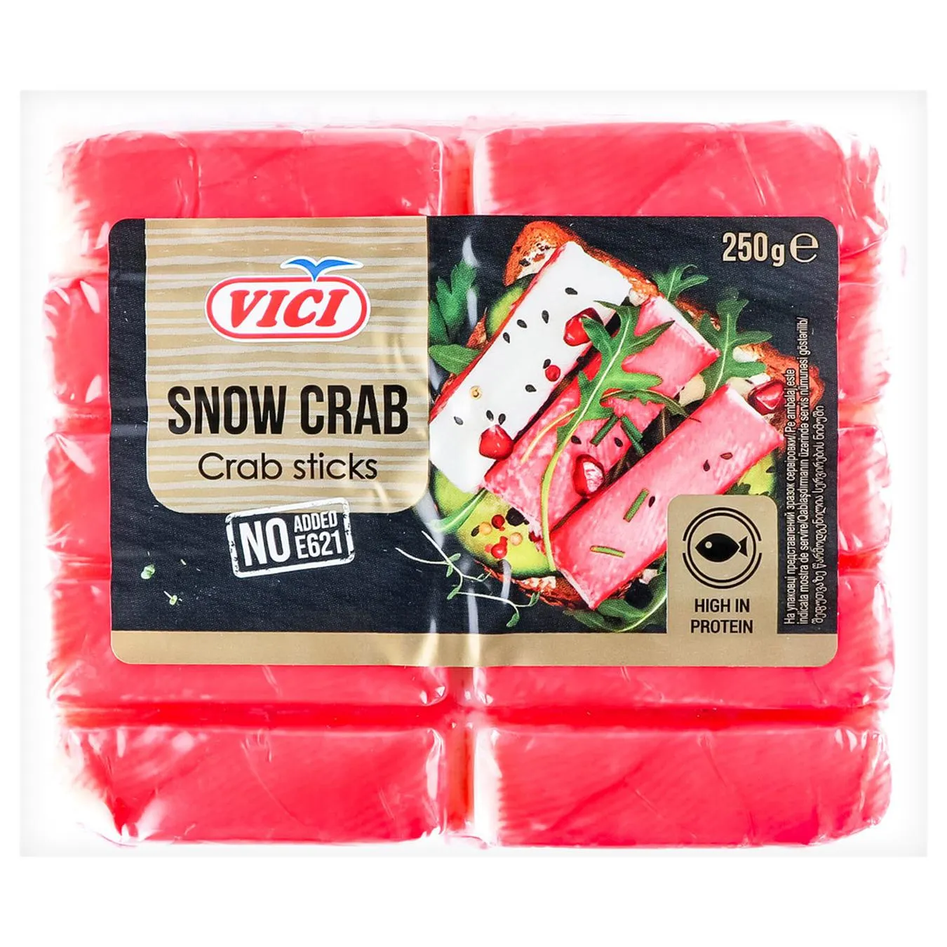 Крабові палички Vici Сніжний краб охолоджені 250г - Фото 4