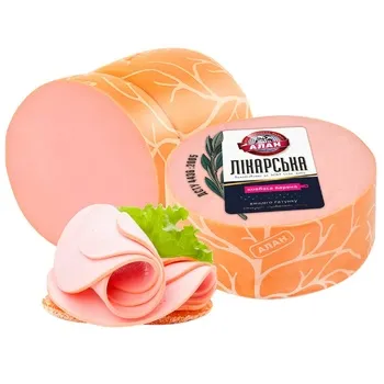 Ковбаса Алан Лікарська варена вищий сорт - Фото 3