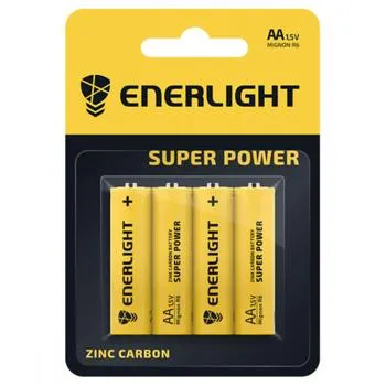 Батарейка Enerlight Super Power AA FOL 4шт - Photo 1
