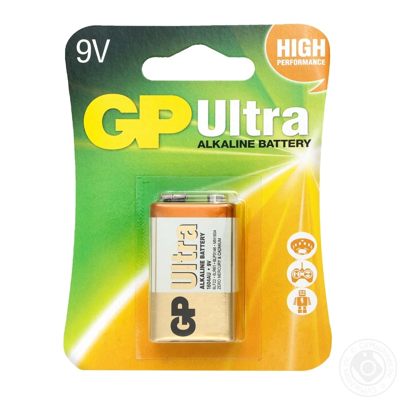 Батарейки GP ultra 9V 1шт - Фото 1