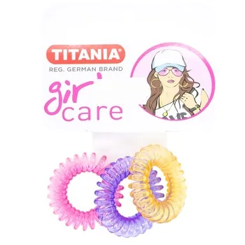 Зажим Titania Anti Ziep для волосся плоский 3шт 2,5мм - Фото 1