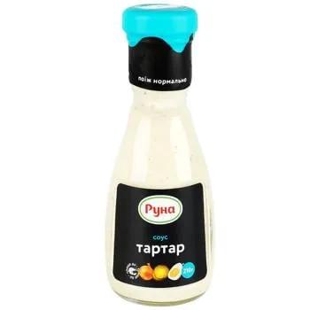 Майонезний соус Руна Тартар 210г - Фото 1