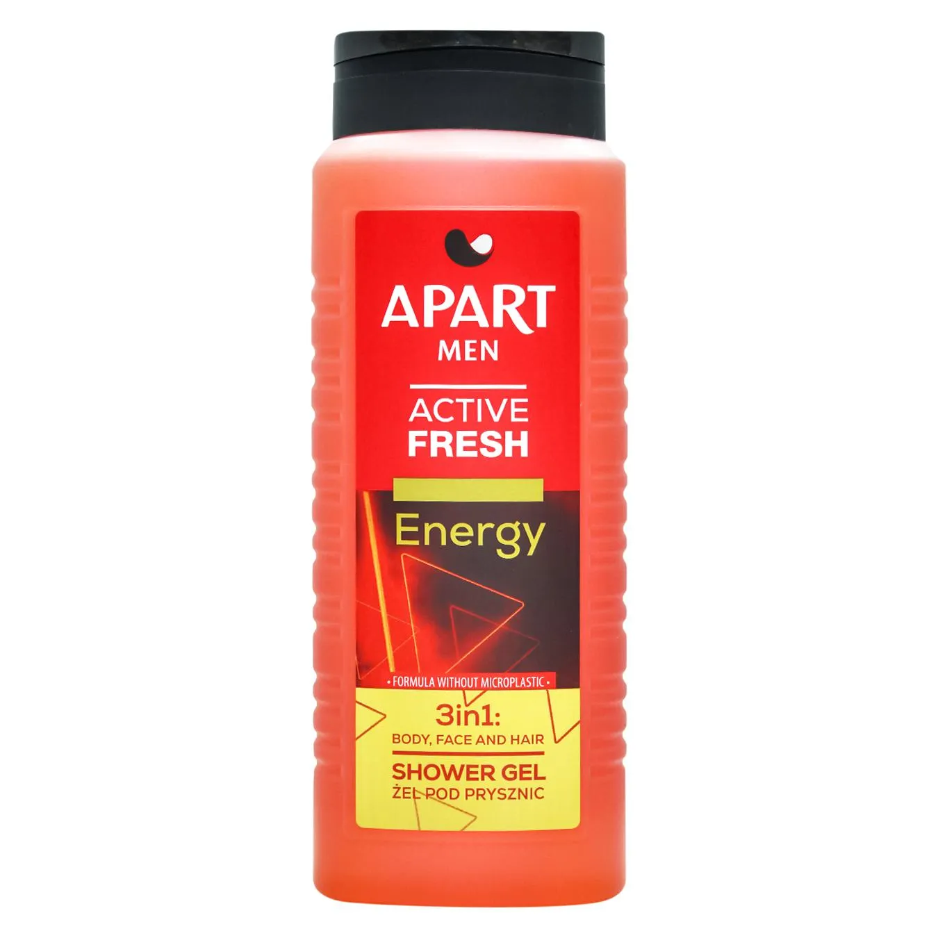 Гель для душу Apart Men Active Fresh Energy 500мл - Фото 1