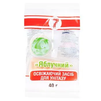 Освіжувач для унітаза 7 Яблуко - Фото 1