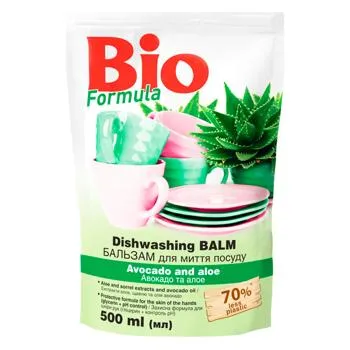 Засіб для миття посуду Bio Formula Авокадо і алое 500мл - Photo 1