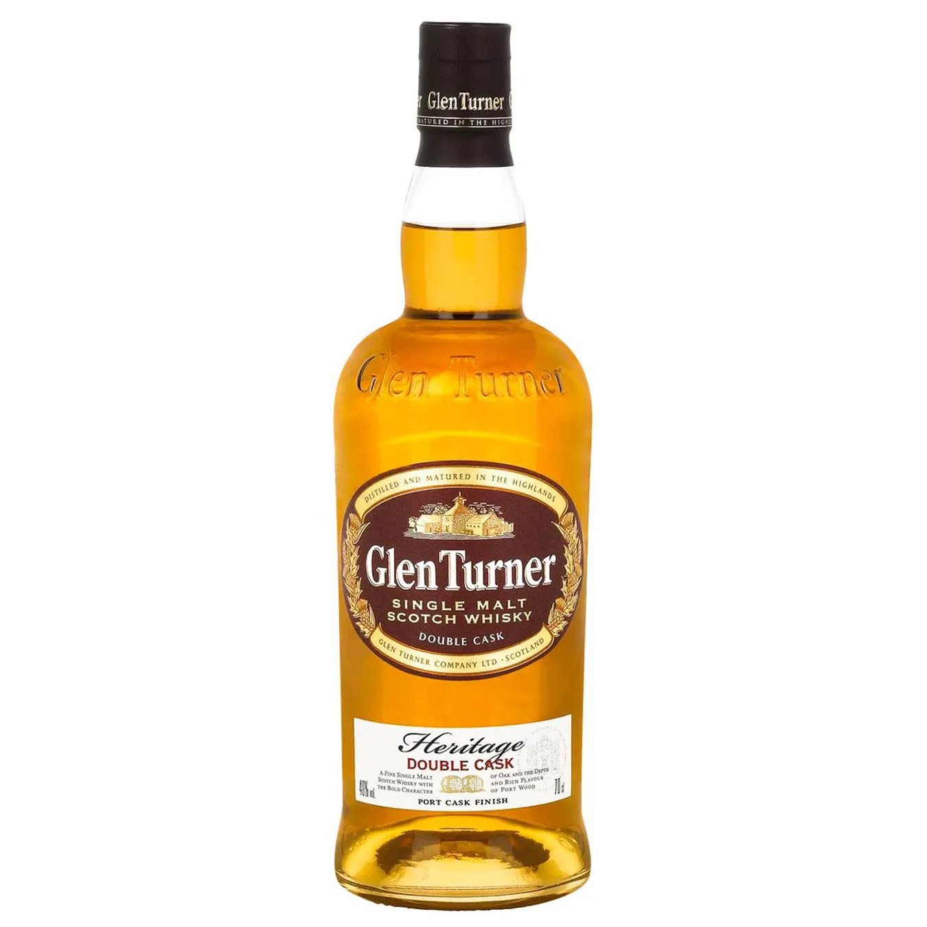 Віскі Glen Turner Heritage Double Wood 40% 0,7л - Фото 4