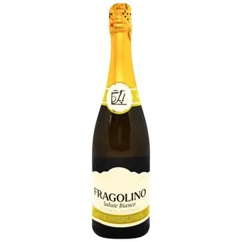 Напій винний ігристий Натхнення Fragolino Salute Bianco білий напівсолодкий 6-6,9% 0,75л - Photo 1