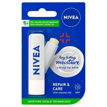 Бальзам-догляд Nivea Med Repair для губ 4,8г - Фото 1