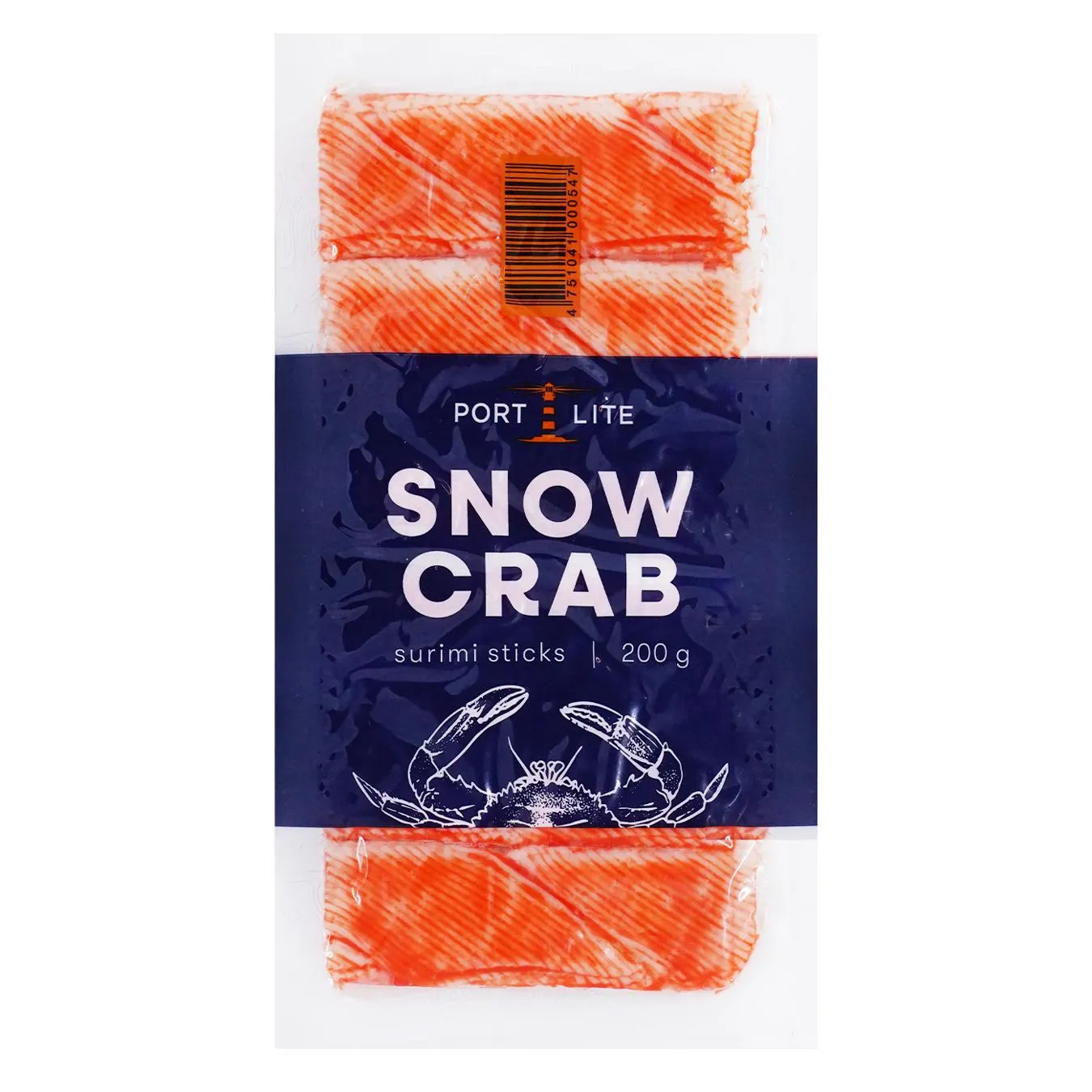 Продукт із сурімі Port Lite Сніжний краб охолоджені 200г - Фото 1