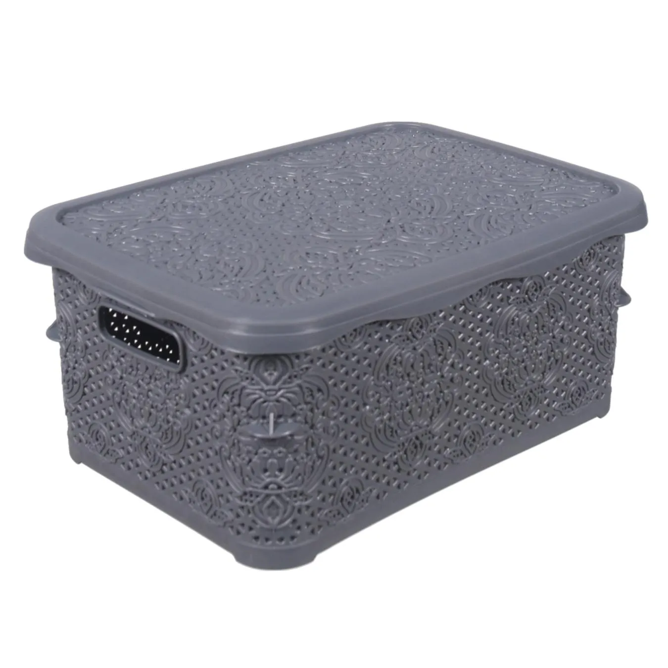 Контейнер для зберігання Bursev пластик сірий 5л - Фото 1