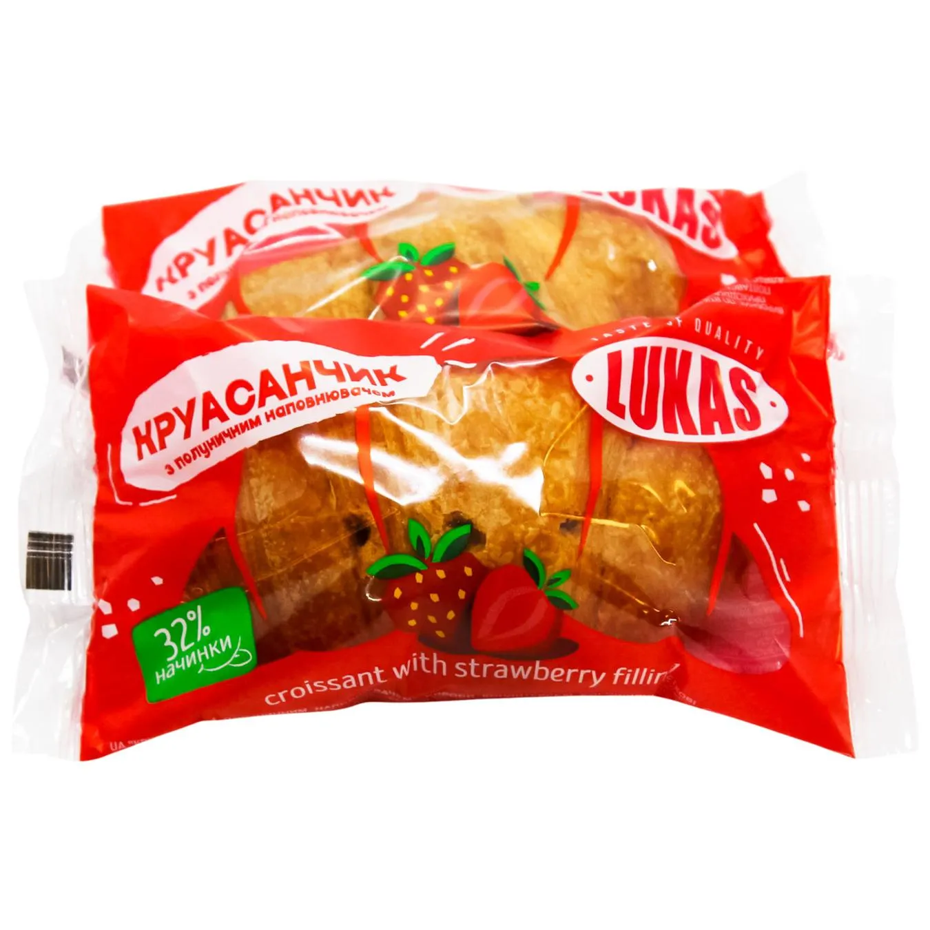 Круасанчик Lukas з полуничним наповнювачем - Фото 3