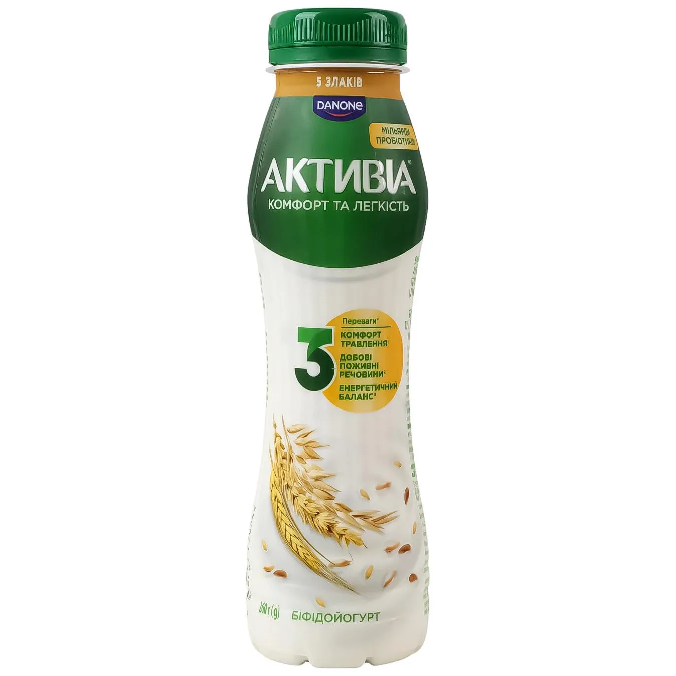 Біфідойогурт Активія 5 злаків 1,2% 260г - Фото 5