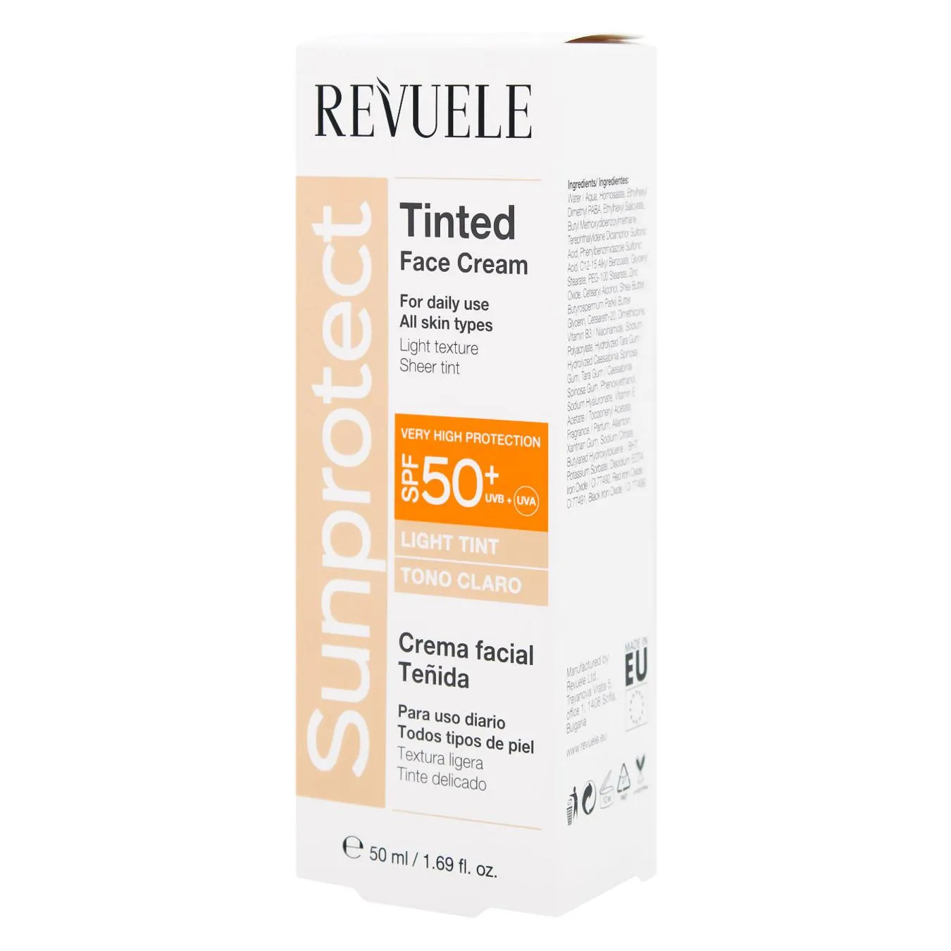 Крем для обличчя Revuele Світлий відтінок SPF50+ 50мл - Фото 1