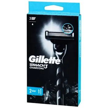 Бритва Gillette Mach3 Charcoal з 2 змінними касетами - Фото 6