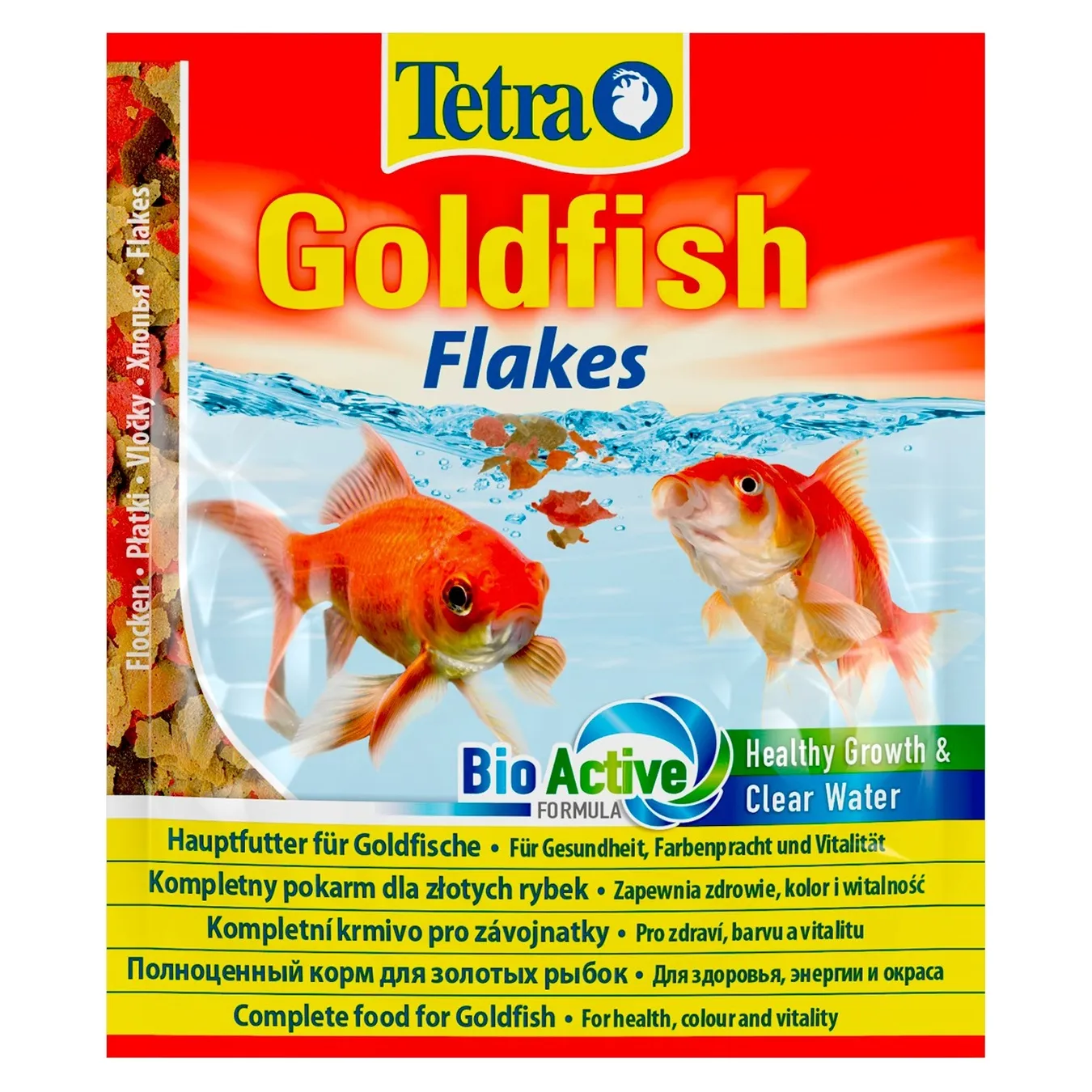 Корм Tetra Goldfish для золотих рибок в пластівцях 12г - Фото 1