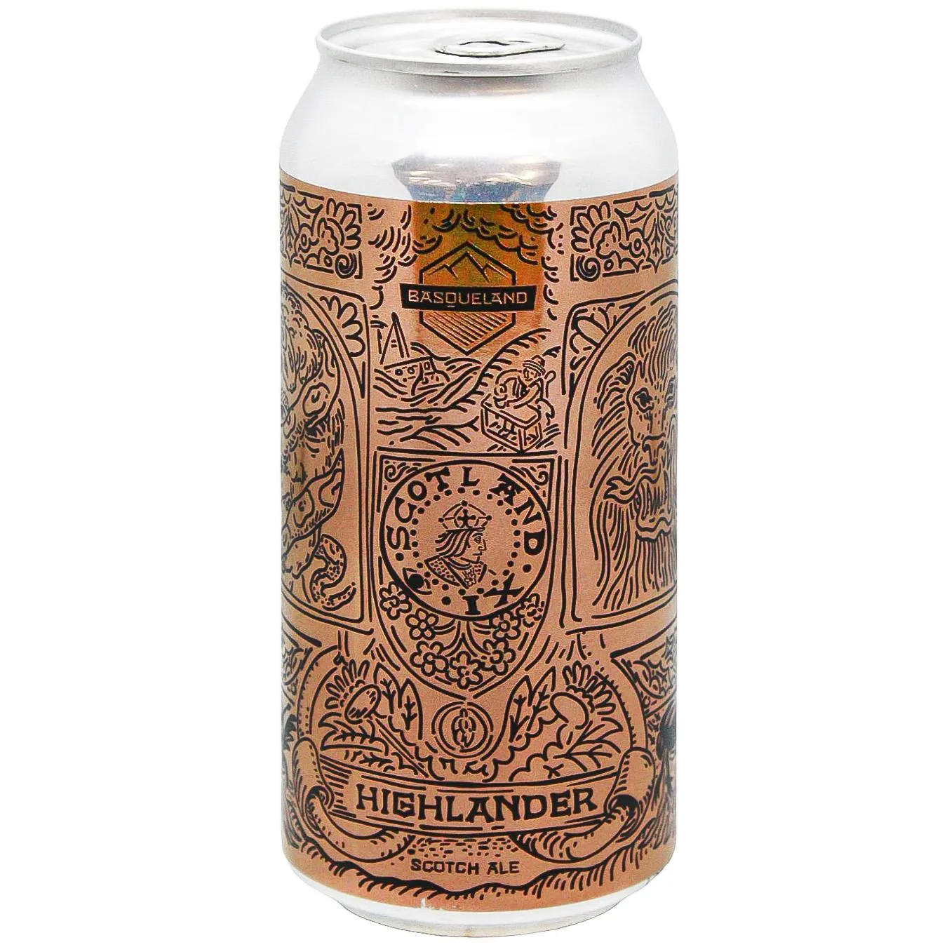 Пиво Basqueland Highlander 4,2% 0,44л - Фото 1