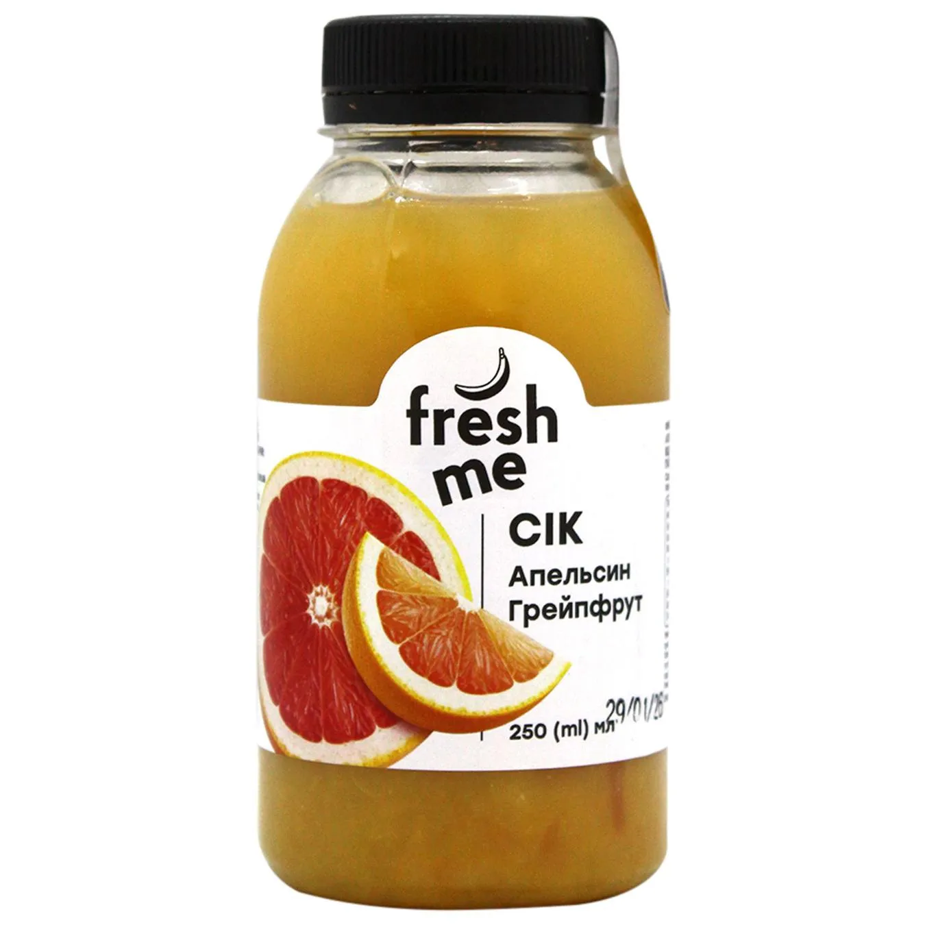 Сік FreshMe апельсиновий з пюре грейпфрута 250мл - Фото 1