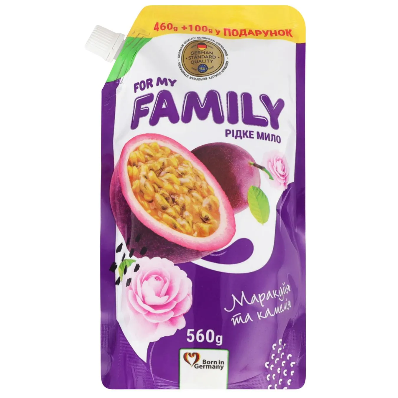 Мило рідке Family Маракуйя та камелія 560г - Фото 3