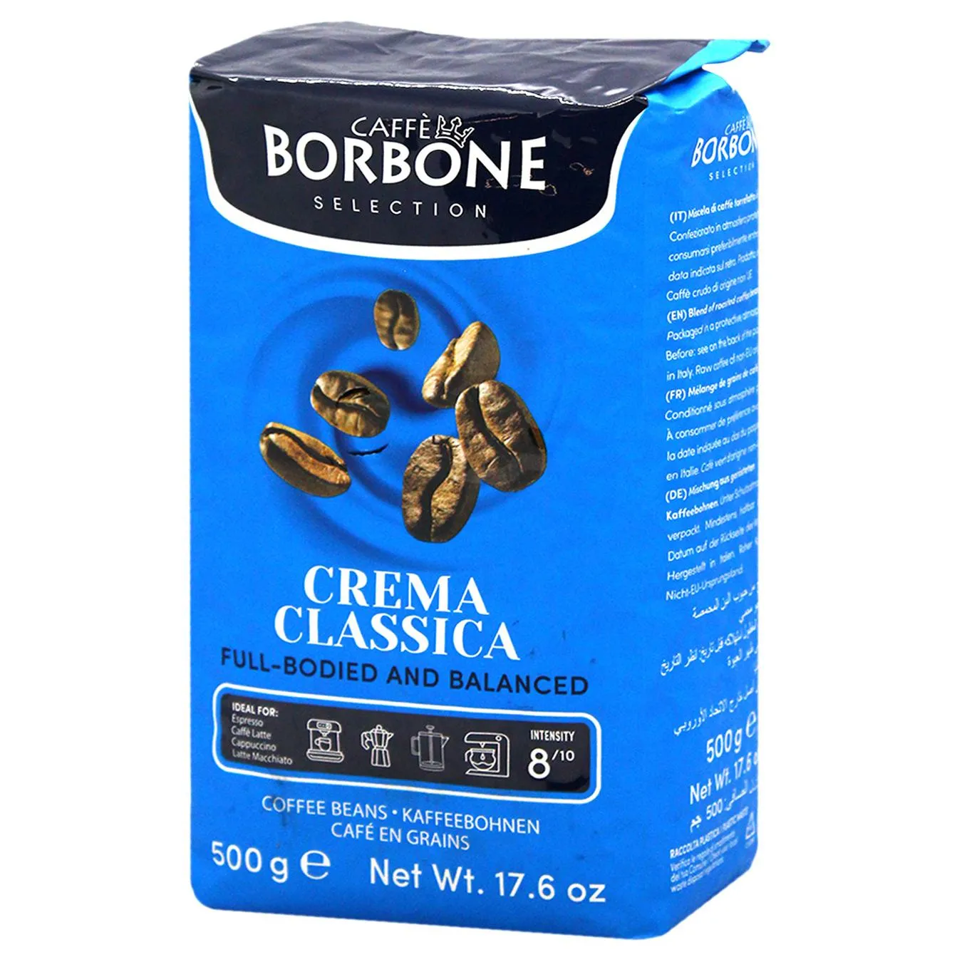 Кава Borbone Crema Classica в зернах 500г - Фото 1