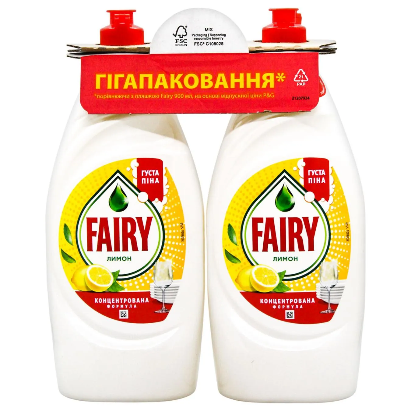 З/Д/М ПОСУДУ FAIRY ЛИМОН 2Х900 - Фото 3