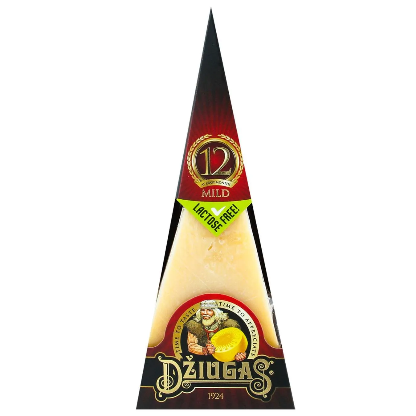 Сир Dziugas Mild 12 міс 40% 180г - Фото 4