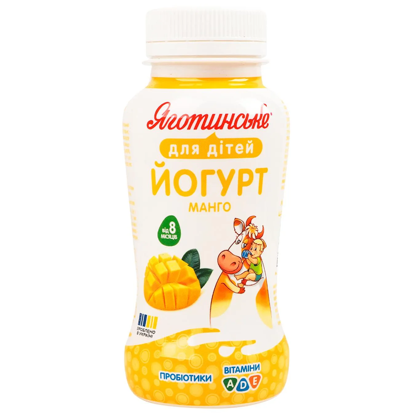 Йогурт Яготинське для дітей Манго 1,5% 185г - Фото 1
