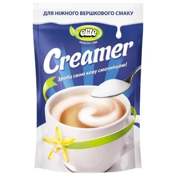 Вершки сухі Elite Creamer на рослинній основі 200г - Photo 1