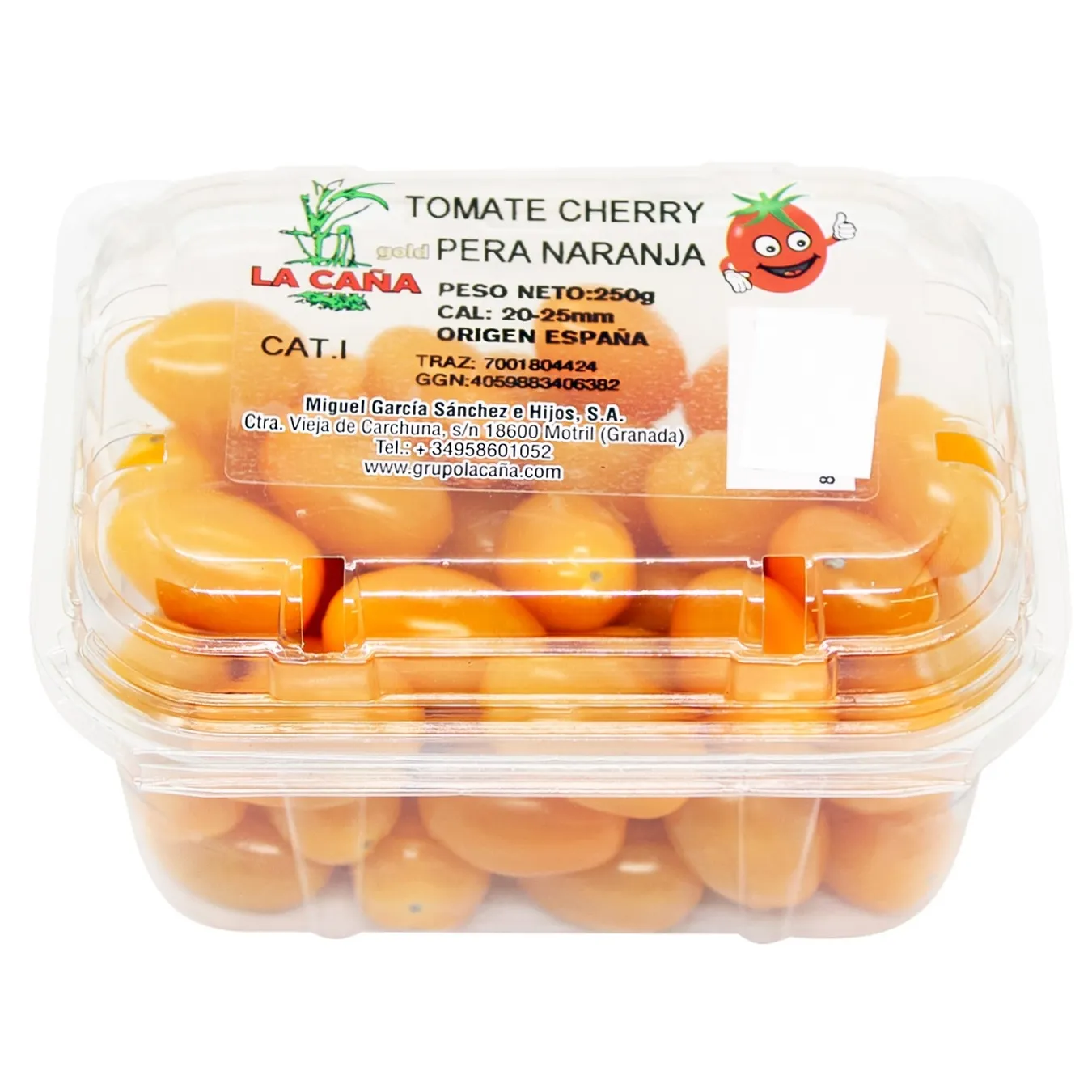 Помідор Чері помаранчевий 250г - Фото 1