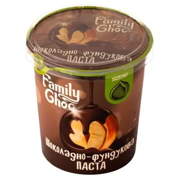 Паста горіхово-шоколадна Family Choc 400г - Photo 1