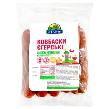 Ковбаски Ятрань Єгерські напівкопчені перший сорт - Фото 3