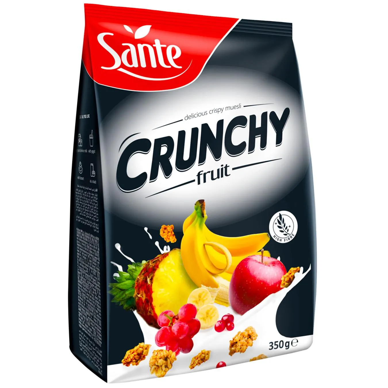 Кранчі Sante з фруктами 350г - Фото 4