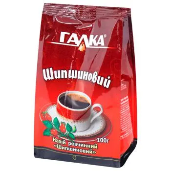 Напій на основі ячменю та цикорію Галка Шипшиновий 100г - Photo 3