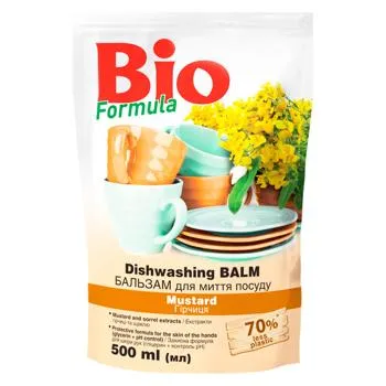 Бальзам для миття посуду Bio Formula Гірчиця 500мл - Photo 3