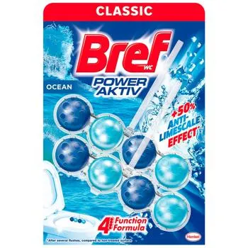 Блок для унітазу Bref Power Aktiv Океанська свіжість 2х50г - Фото 5