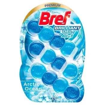 Блок для унітазу Bref Arctic Ocean Brilliant Gel 3шт*42г - Photo 5
