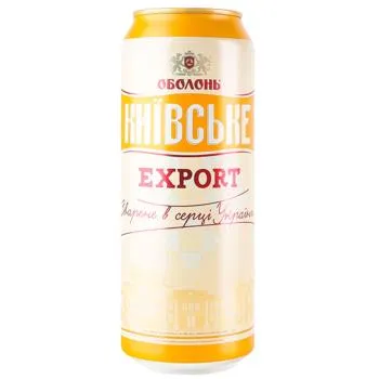 Пиво Оболонь Київське Export світле 0,5л - Фото 3