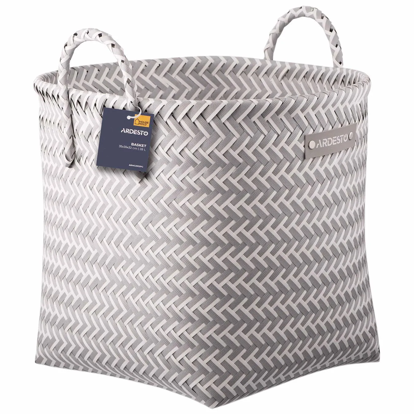 Кошик Ardesto Vigor метал-сірий 35*35*32см - Фото 1