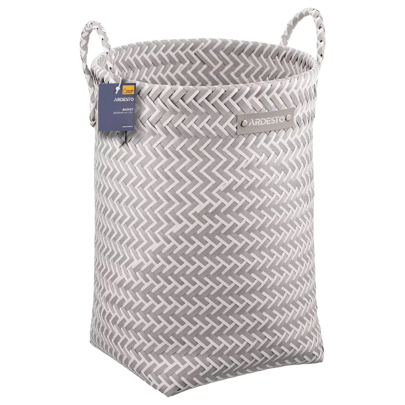 Кошик Ardesto Vigor метал-сірий 30*30*40см - Фото 1