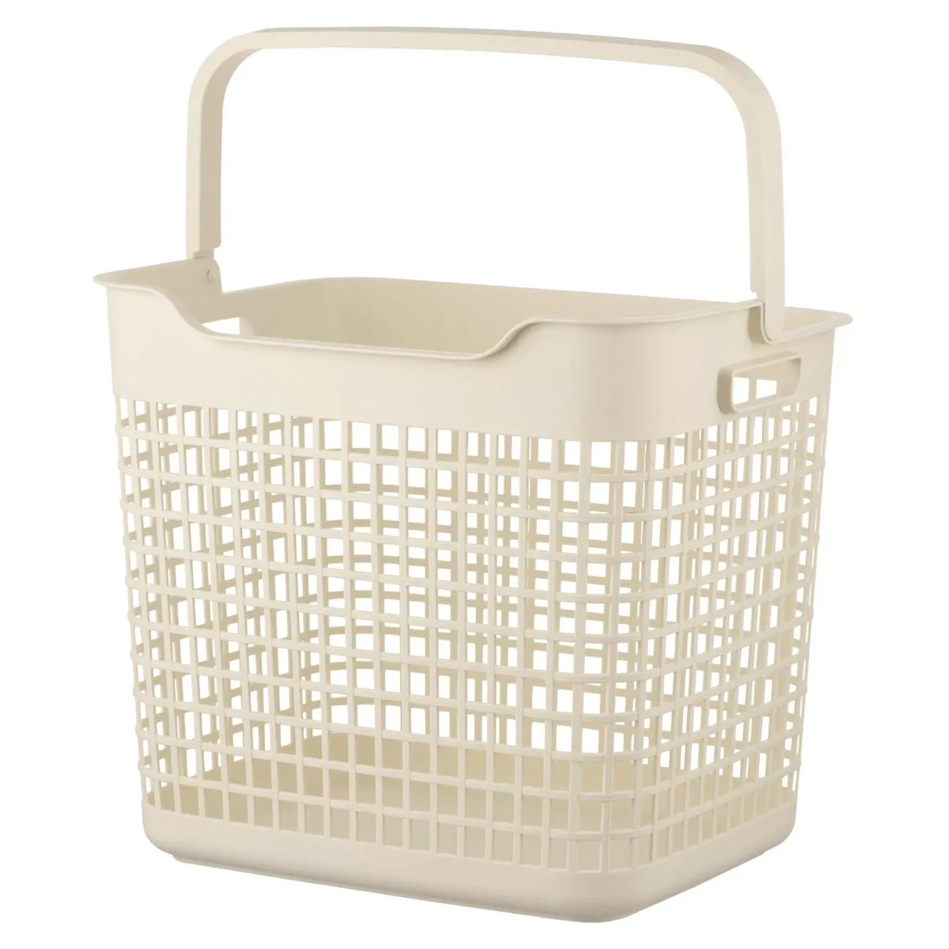 Кошик для білизни Ardesto бежевий 38*29,5*33см 26л - Фото 1