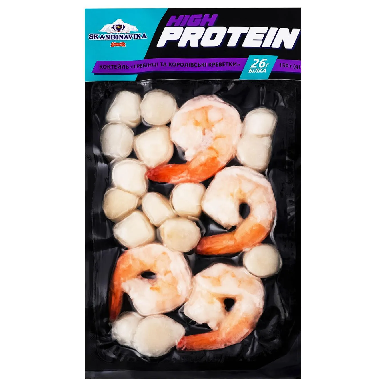 Коктейль Skandinavika гребінці та королівські креветки 150г - Фото 1