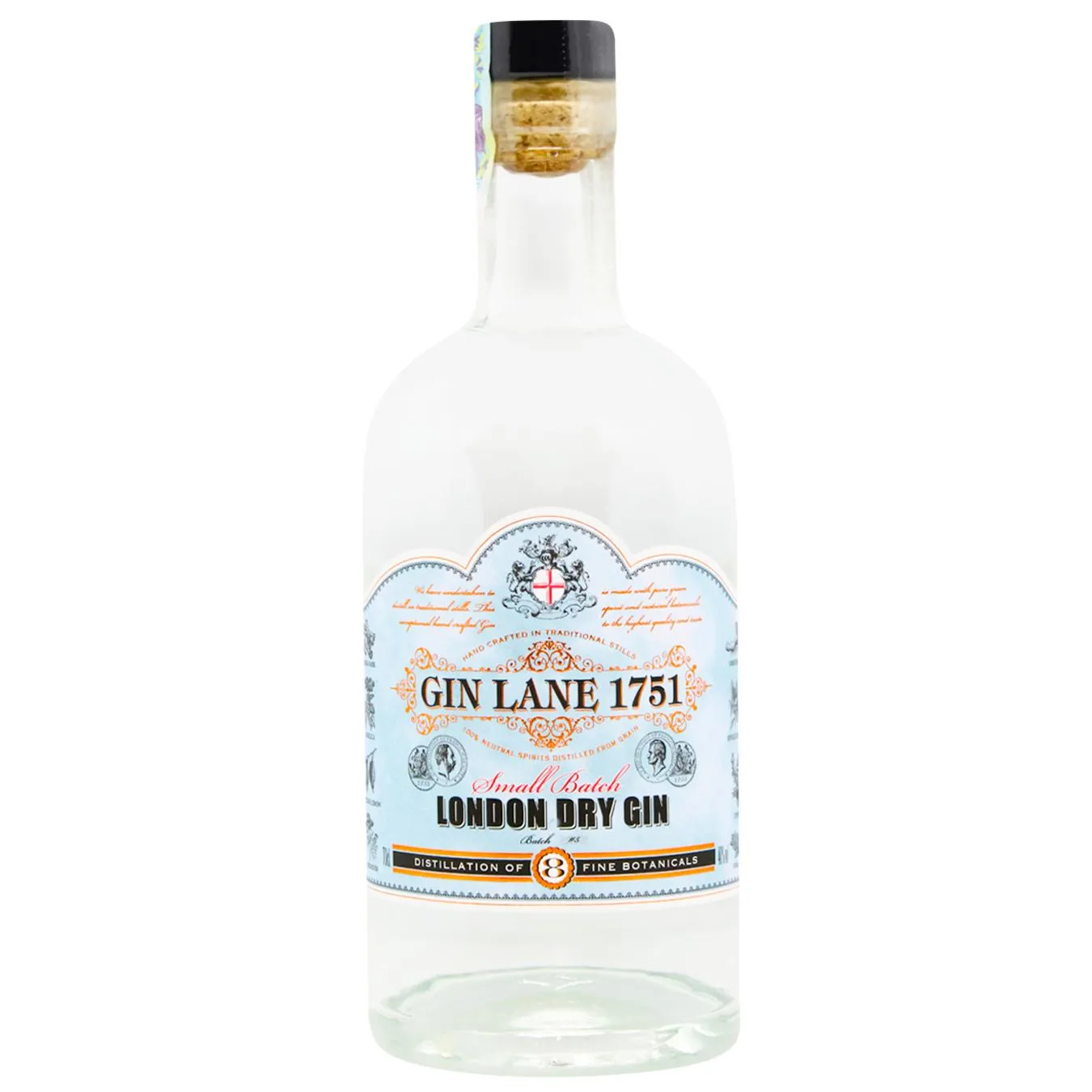 Джин Gin Lane 1751 London Dry 40% 0,7л - Фото 1