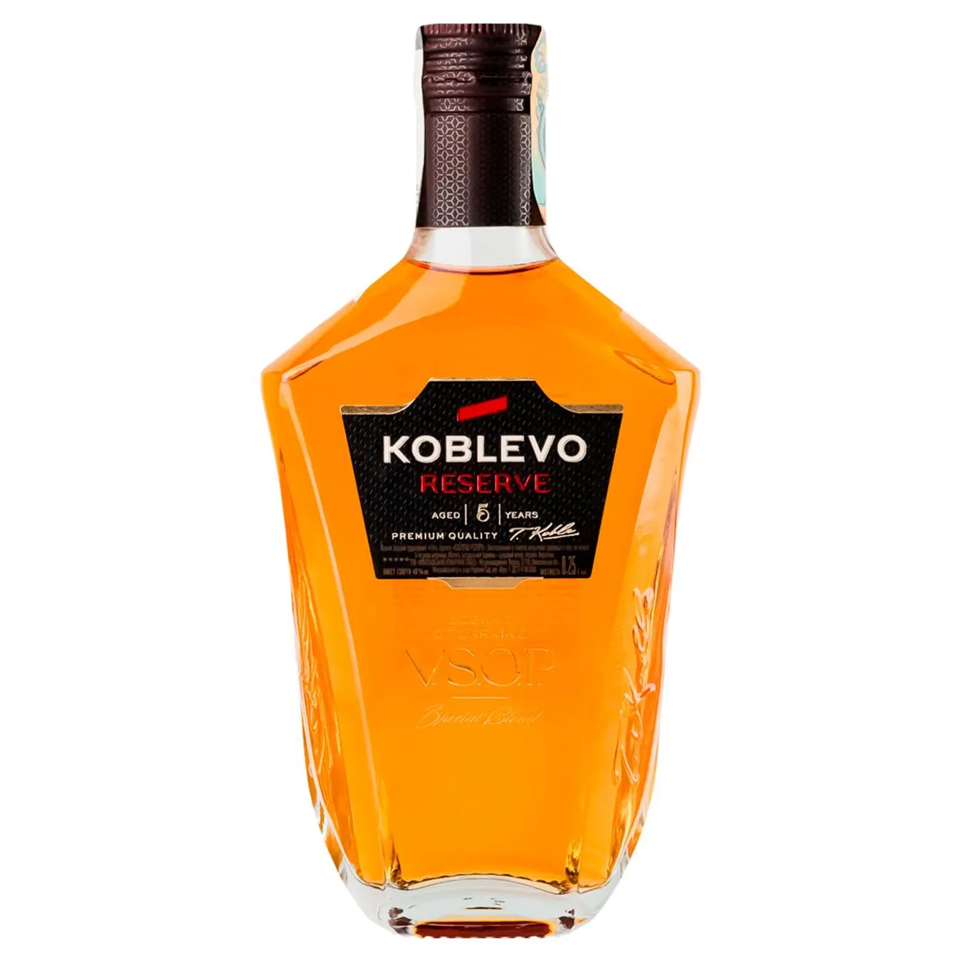 Бренді Koblevo Reserve V.S.O.P. 5 років 40% 250мл - Фото 5
