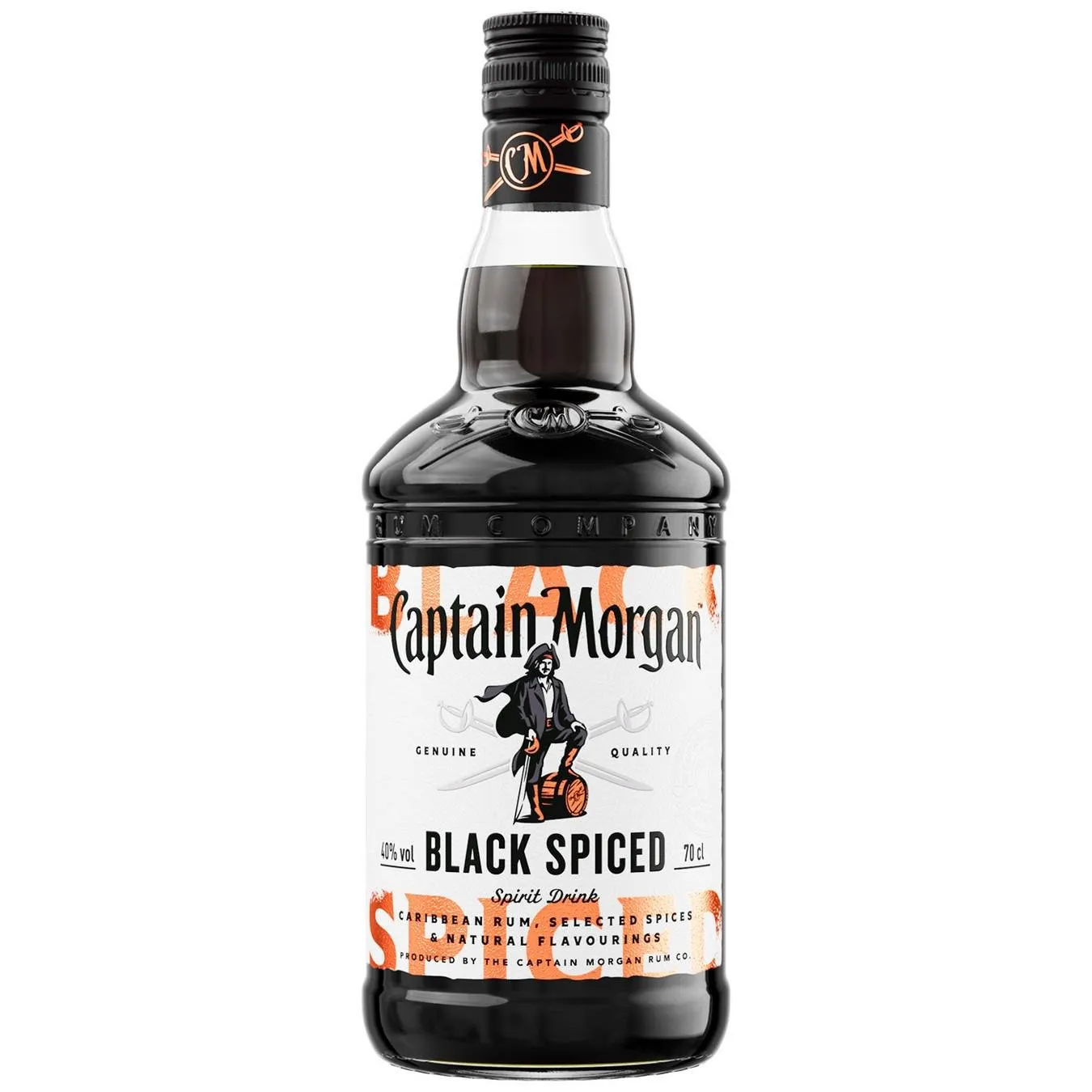 Ромовий напій Captain Morgan Black Spiced 40% 0,7л - Фото 5